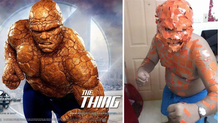 low cost cosplay, thing costume